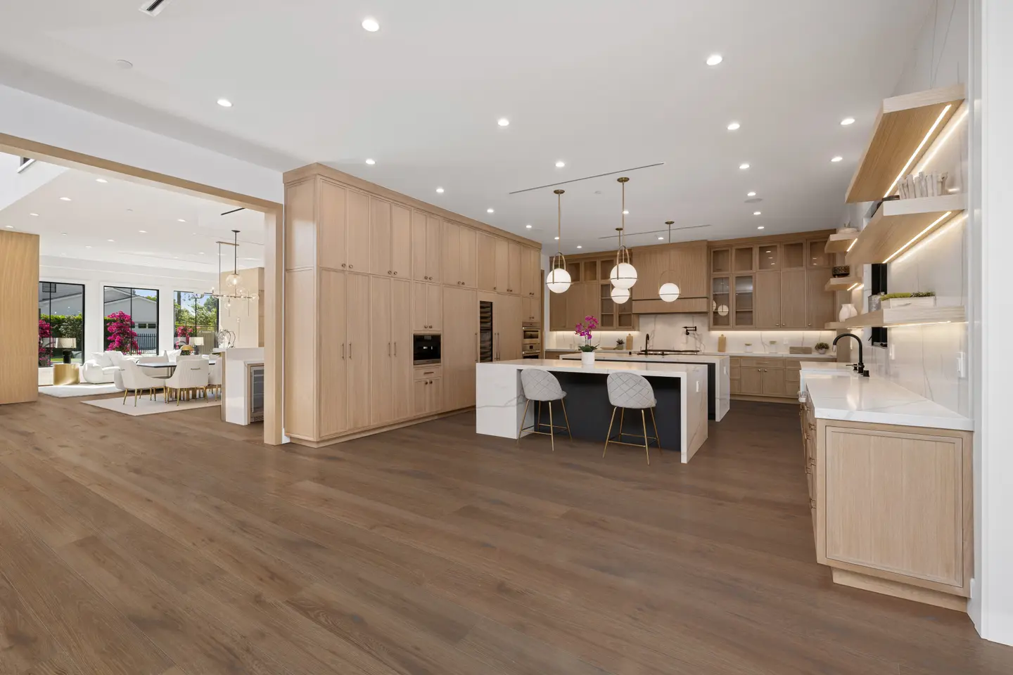 CALI Meritage Carmel Valley engineered hardwood in a living room — pre-finished, low-VOC flooring safe for allergy sufferers